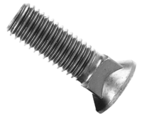 1/2-13 X 1 1/2 GRADE 5 PLAIN PLOW BOLT PLAIN FINISH